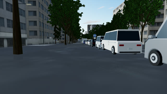 Walk at street level in the 3D map